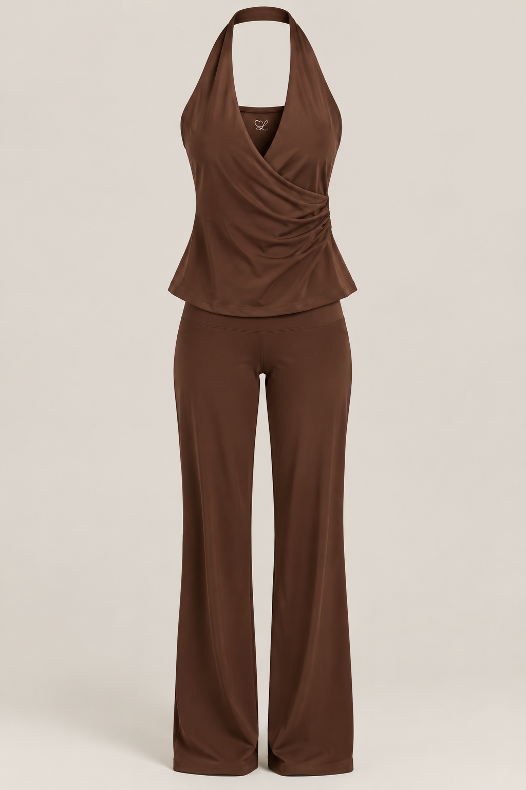 Lune Halter + Flair Pant Set